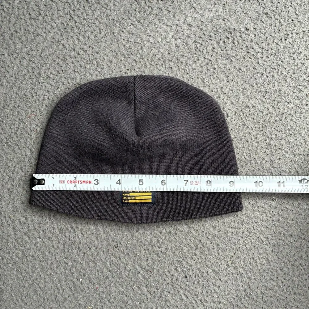 Abercrombie & Fitch Vintage Y2K Knit Beanie Winter Hat Ski Snowboard Military